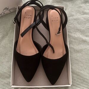Target | A New Day | Melissa Heels Memory Foam | size 6 1/2 black